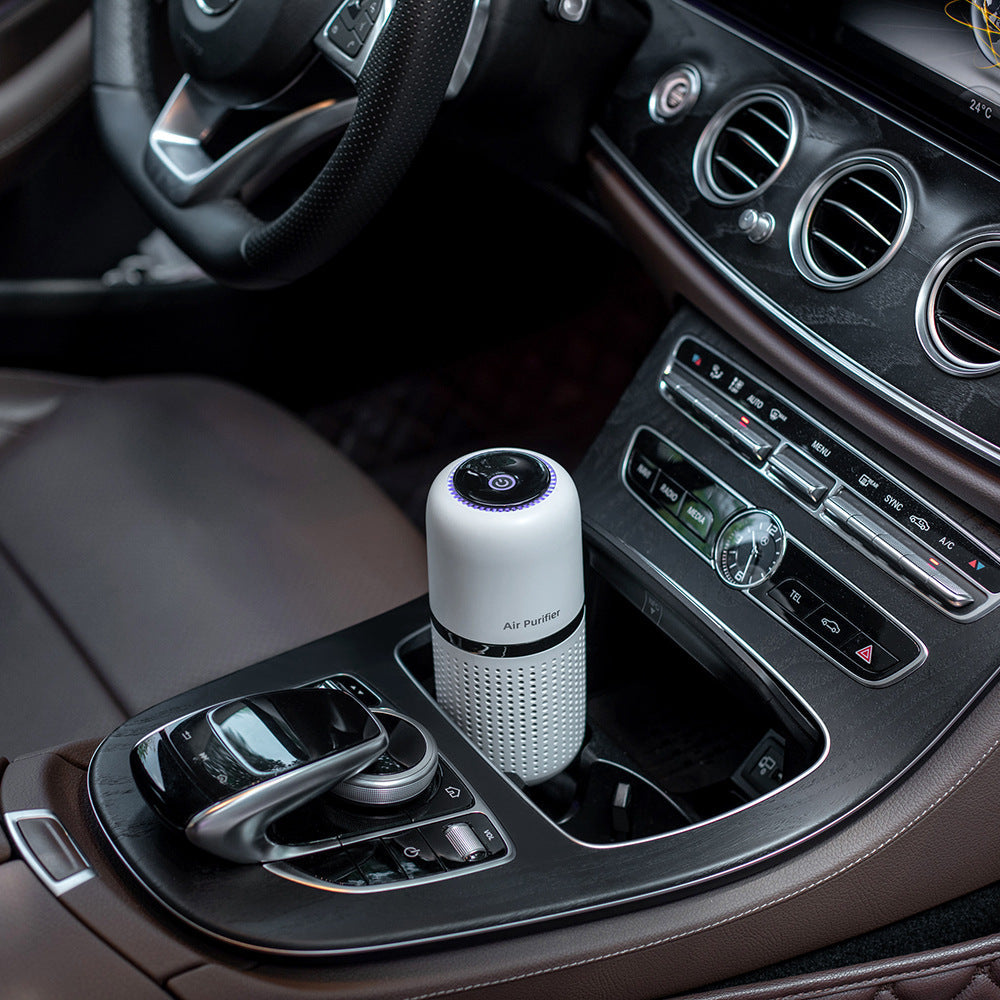 Kannettava Ilmanpuhdistin Auto – Hiljainen Ionisaattori & USB-ladattava