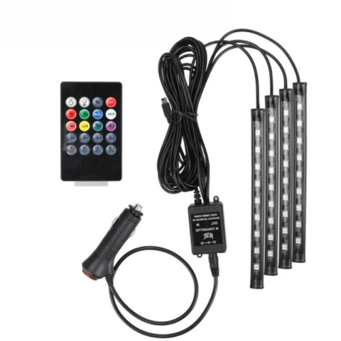 Tiras LED interiores con sincronización de sonido