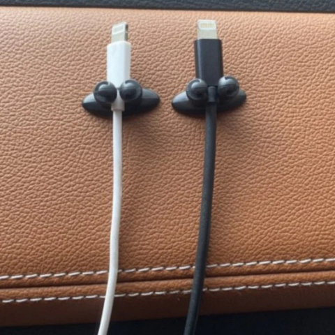 Selvklæbende kabelklip – Nem organisering