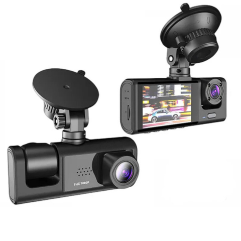 Dashcam Auto Edessä Ja Sisällä – Korkean Määritelmän Tallennus