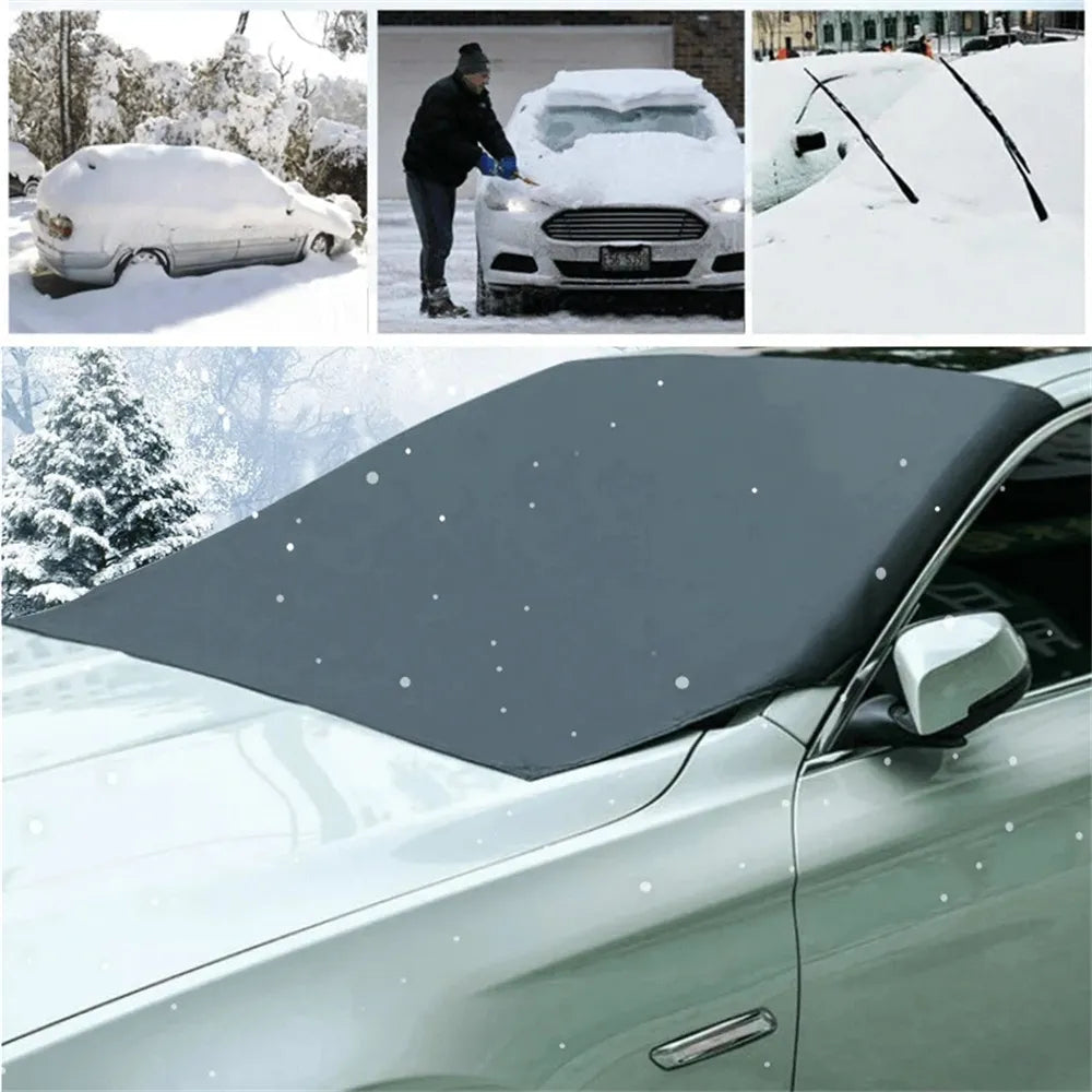 Couverture Magnétique Pare-Brise — Protection Contre Givre Et Neige