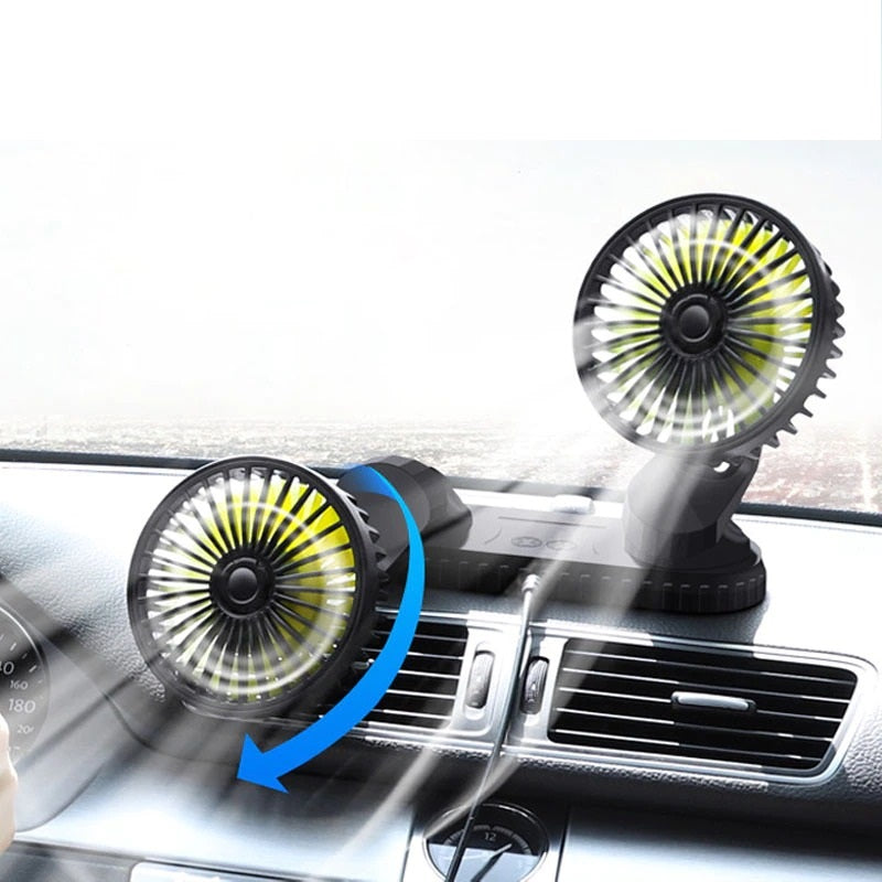 מאוורר רכב USB נייד — רעננות מיידית ונוחה