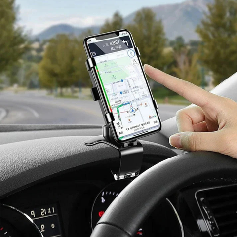 Support Téléphone Multifonctionnel Pour Voiture – Design Compact Et Installation Rapide