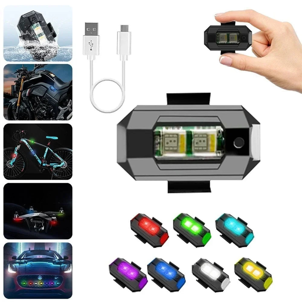 LED světla proti kolizi pro motocykly – bezpečnost a styl