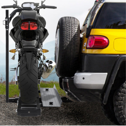 Motocyklový držák na tažné zařízení — Bezpečný a spolehlivý transport