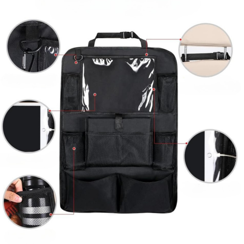 Organizátor zadního sedadla auta — prostorné a praktické úložiště