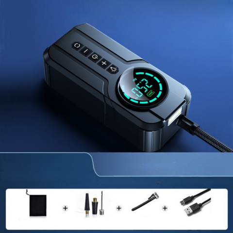 Compresseur D’Air Portable – Affichage LED Haute Précision