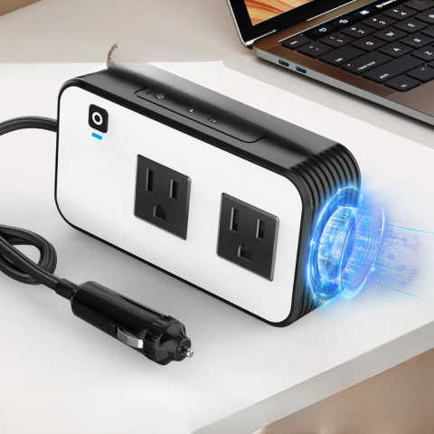 ממיר זרם לרכב – שקעי חשמל ופורט USB מהירים