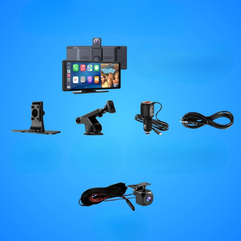 Multifunkcionális Autós Képernyő – Hátrameneti Kamera Támogatás és Hangvezérlés