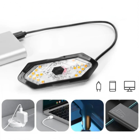 Luce lampeggiante per bici – Ricaricabile e telecomandata