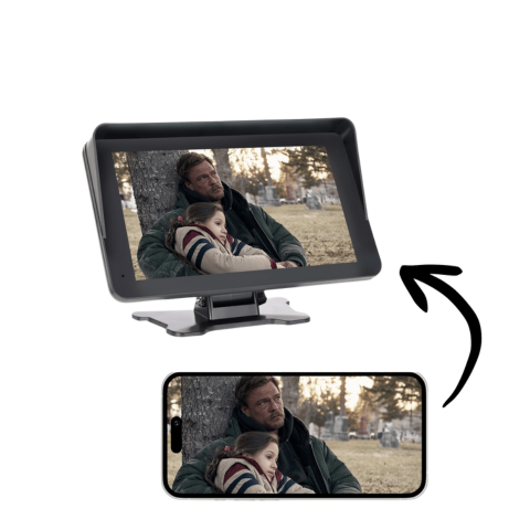 Multimediální obrazovka auta — CarPlay a Android Auto bezdrátově