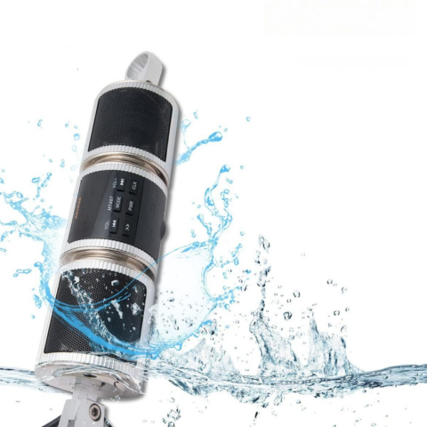 Bluetooth reproduktor pre motocykel – odolný voči vode a ľahko inštalovateľný