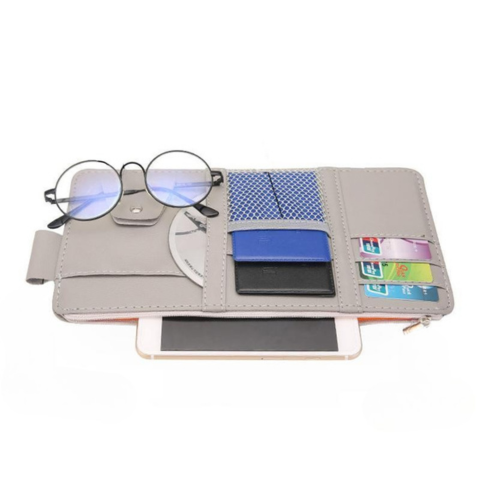 Auto-Organizer für Sonnenblenden — Halten Sie Ihre Accessoires griffbereit