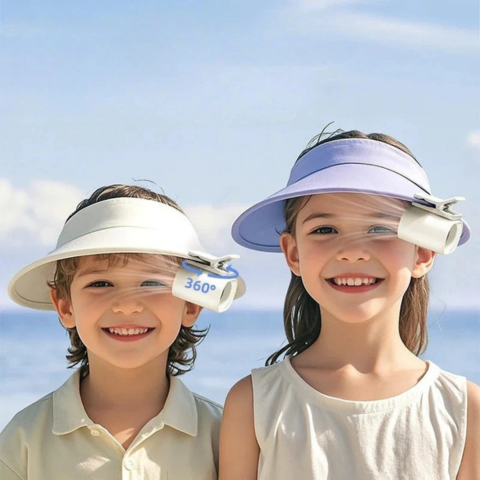 Ventilator Reîncărcabil cu Ecran LED — Răcoare Portabilă și Baterie de Lungă Durată