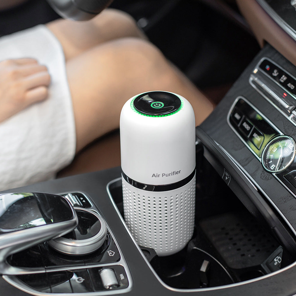 Kannettava Ilmanpuhdistin Auto – Hiljainen Ionisaattori & USB-ladattava