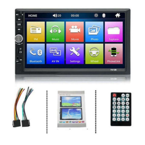 Multimedia-System Auto — Doppel-DIN-Bildschirm & HD-Video-Wiedergabe