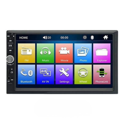 Multimedia-System Auto — Doppel-DIN-Bildschirm & HD-Video-Wiedergabe