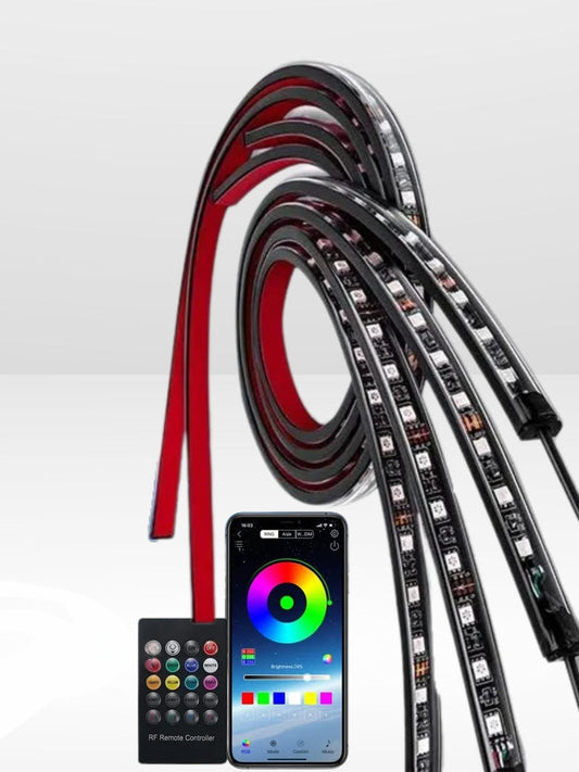 LED osvětlení pod vozidlem — ohromující a personalizované světelné efekty 