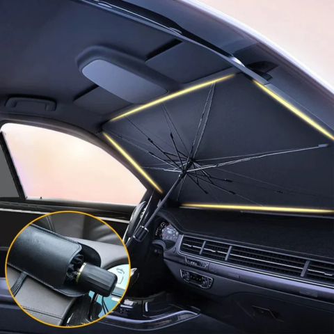 Compact Sunshade for Windshield – Quick and Effective Installation 