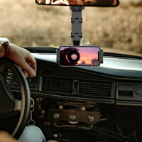 Stöd för biltelefon – 360° rotation och smart fäste 