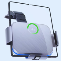 Autós telefon tartó – Rögzítés és vezeték nélküli töltés beépítve 