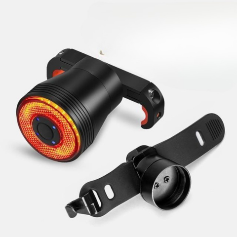Lumină spate LED cu senzor de frână inteligent - Ideală pentru trasee urbane și sportive 