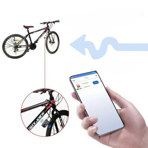 Antifurto Intelligente Per Bicicletta Con Allarme 110dB E Controllo Tramite App — Protezione Affidabile E Moderna 