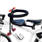 Scaun de bicicletă cu suport pentru picioare – confort și stabilitate pentru copii 