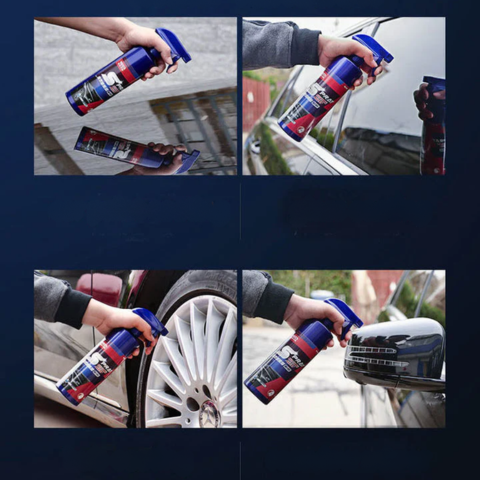 Bilbeskyttelsesspray – Øjeblikkelig Glans 