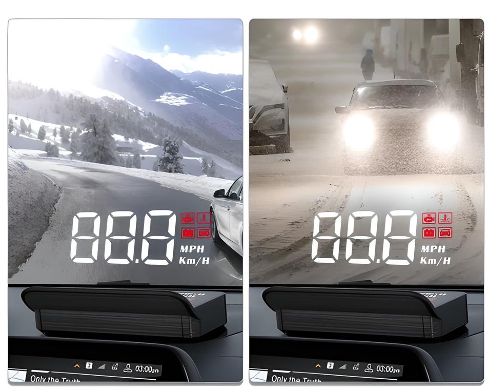 Visualización de Cabeza Alta OBD2 – Conducción Más Segura y Más Inteligente 