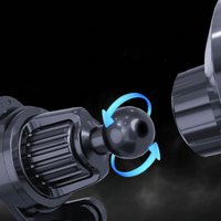 Support De Téléphone Voiture – Charge Sans Fil Et Éclairage Led