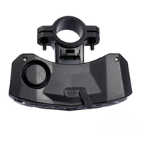 Multifunkciós kerékpár hátsó lámpa - Fordulj jelző, fék és riasztás