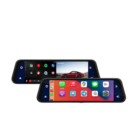 フロント＆リアカメラ付きインテリジェント・バックミラー - HDビジョン＆パーキングアシスト