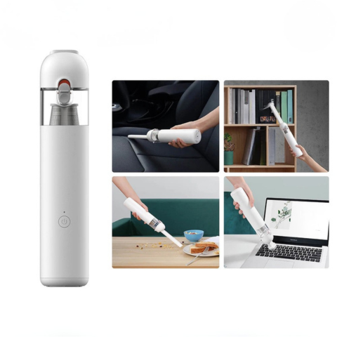 Bezdrátový přenosný vysavač — Účinné čištění a kompaktní design 