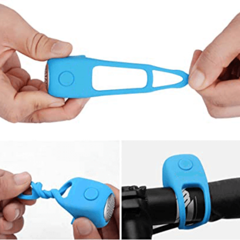 Mini Klaxon Para Bicicleta – Sonidos Múltiples y Diseño Impermeable 