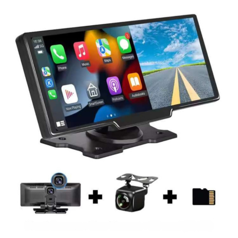 Ecran Mașină Inteligentă – Navigare Ușoară și Cameră Integrată 