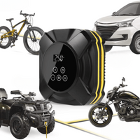 Mini Compresseur D’Air Portable – Idéal Pour Voiture, Moto Et Vélo