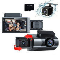 Telecamera da auto - Obiettivo doppio con telecamera posteriore integrata 