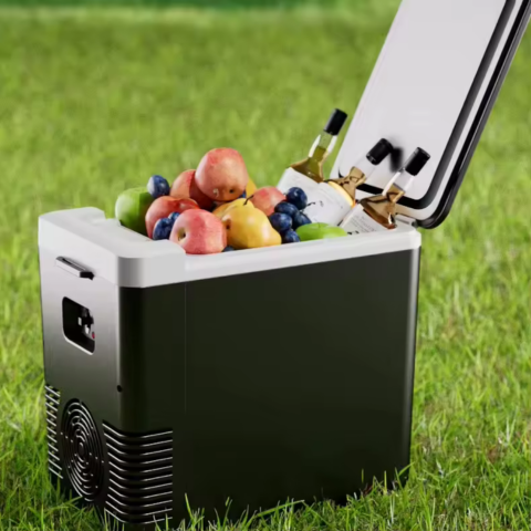 Mini Kjøleskap & Bilmatvarmer — 2 i 1 Praktisk 