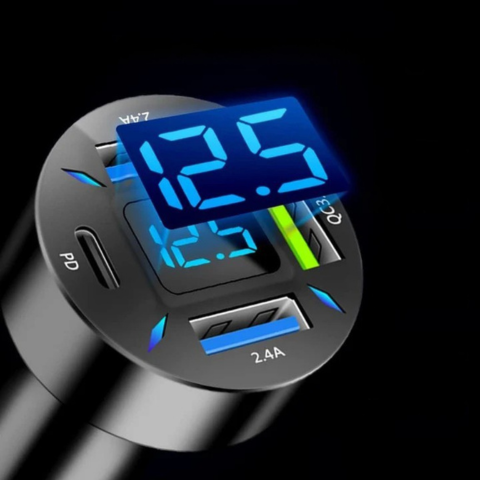 Universell og Multi-USB Sigarettlader 