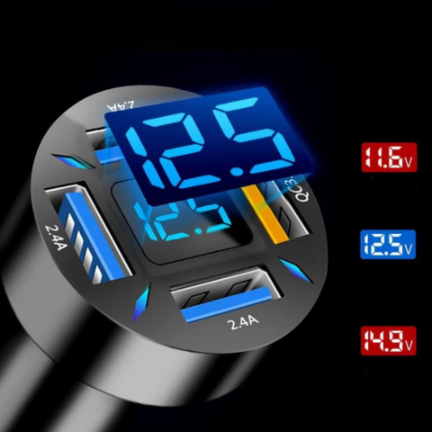 Universell og Multi-USB Sigarettlader 