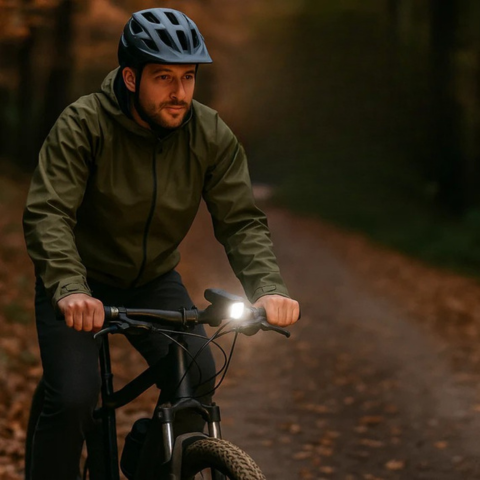 250 lumenin etupyörävalo - Parannettu näkyvyys ja yöturvallisuus