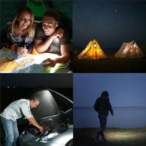 طقم إضاءة الدراجة القابل لإعادة الشحن عبر USB - رؤية وسلامة تامة