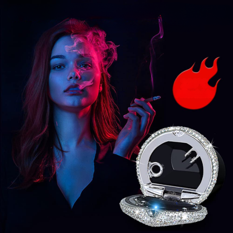 ブリリアント ミニカー灰皿 - エレガントなデザイン＆煙防止クロージャー