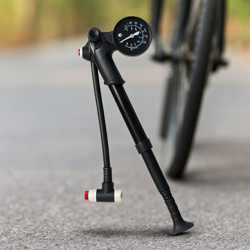 Mini Pump Cykel 300 PSI — Kompakt & Hållbar Med Manometer 