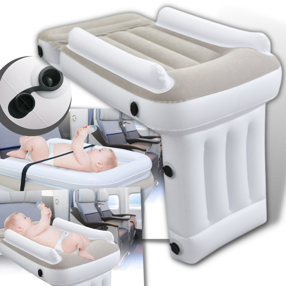 Lasten puhallettava sänky - Matkustusmukavuus ja nopea asennus