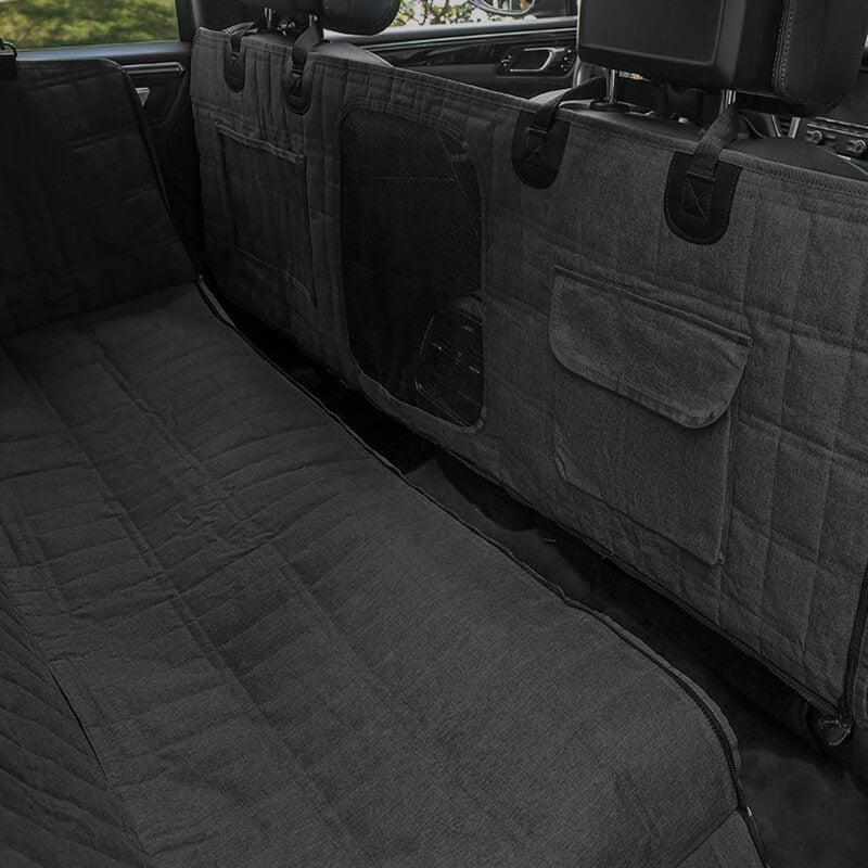 Bilsätesöverdrag för hund - komplett skydd och enkel installation