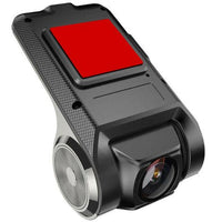 Dual Lens Front & Rear Car Surveillance Camera - HD Recording & Continuous Protection