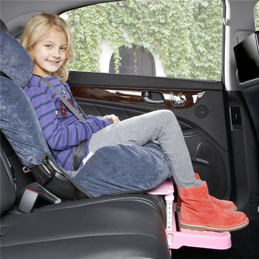 Poggiapiedi Regolabile e Pieghevole per Seggiolino Auto per Bambini — Comfort e Supporto in Viaggio 