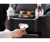 منظم المقعد الخلفي مع خطافات وصندوق تخزين - مساحة محسّنة وسيارة مرتبة